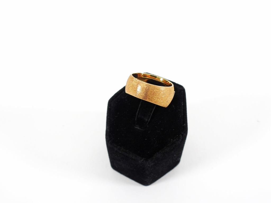 Beni Sung 18K Yellow Gold Tourmaline Diamond 3 Stone Custom Ring - 7.5
