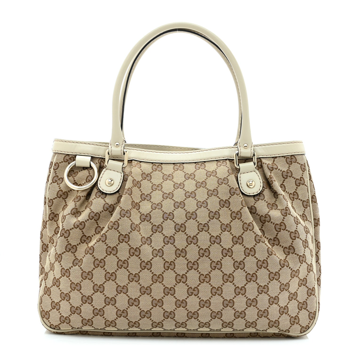 Monogram Medium Sukey Top Handle Tote Off White