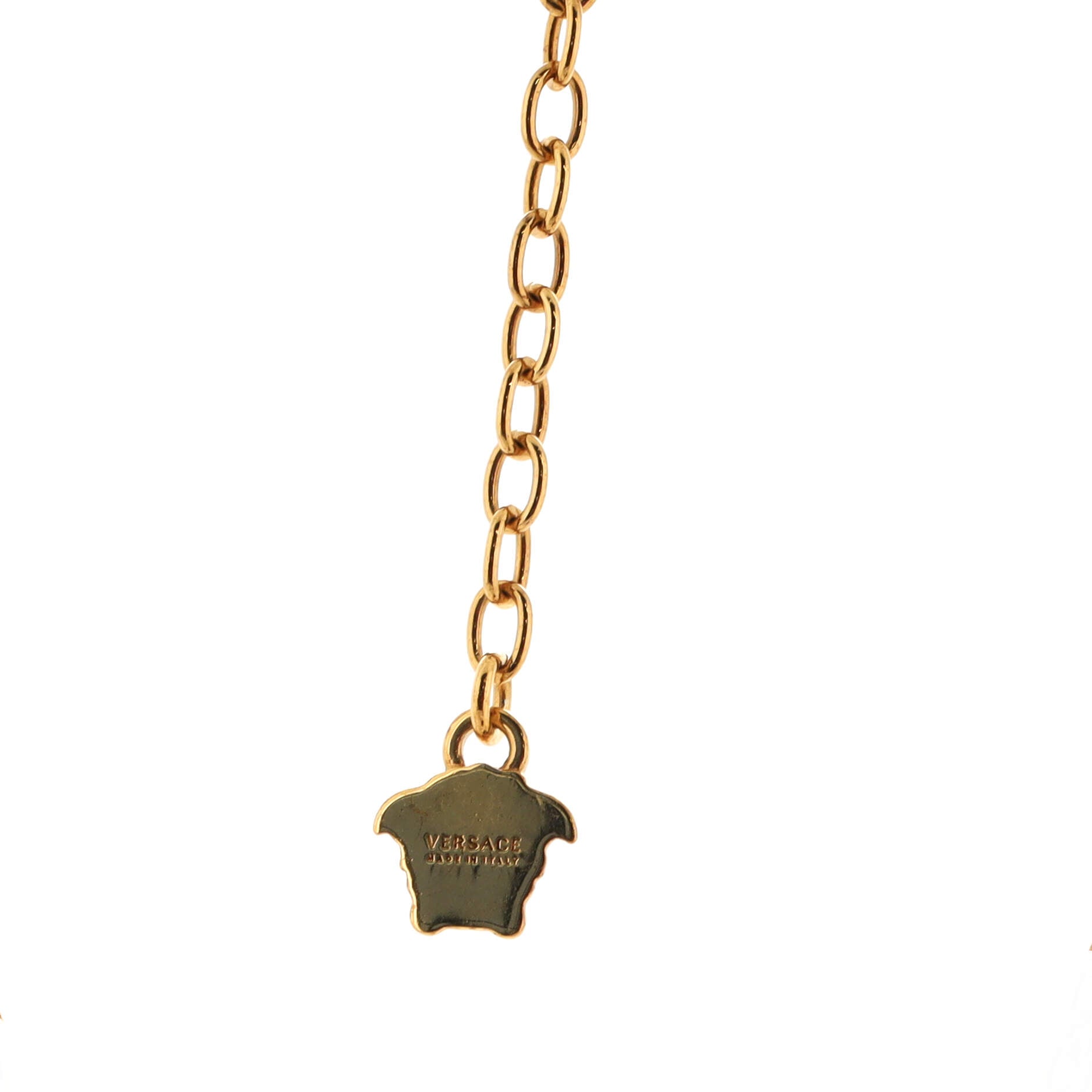 Palazzo Dia Pendant Necklace Metal with Crystals