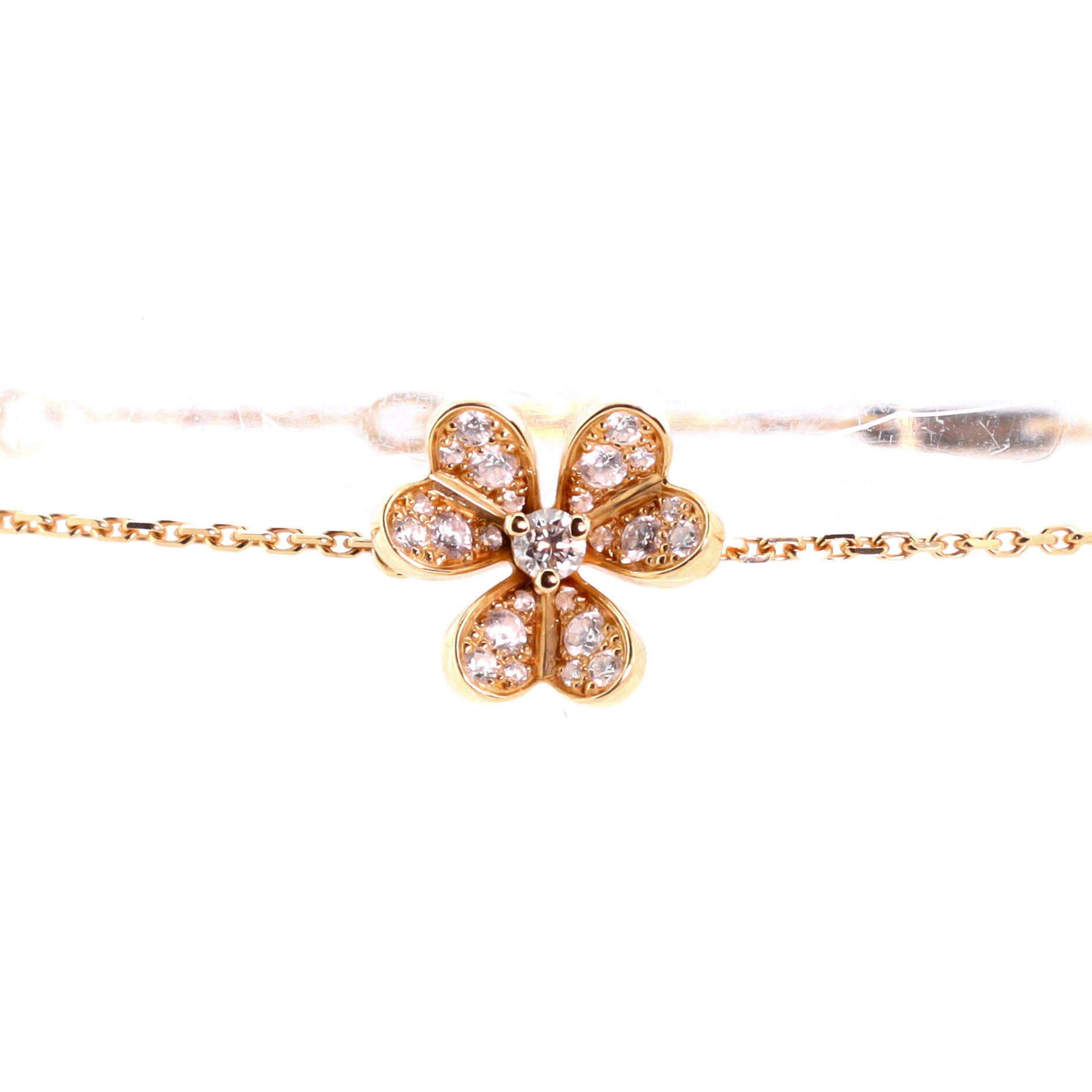 Frivole Bracelet 18K Yellow Gold and Diamond Mini