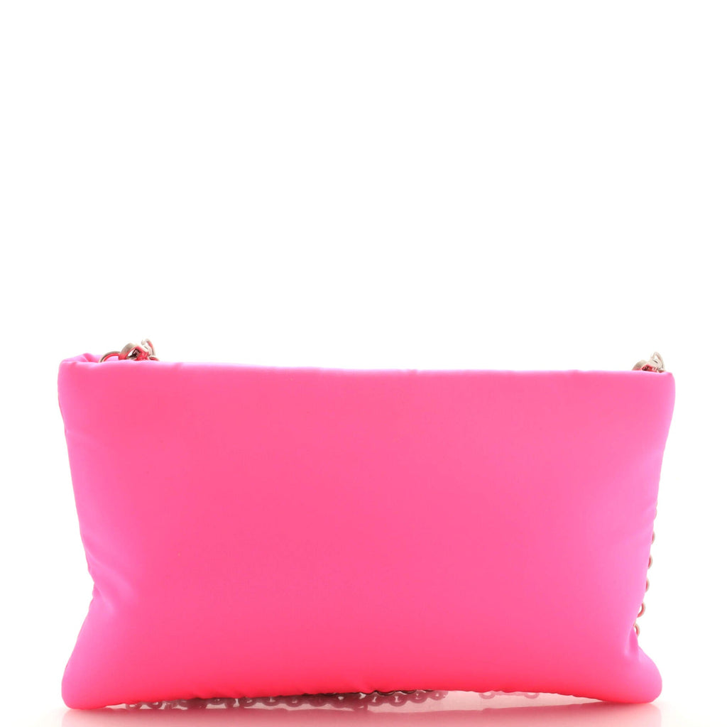 Fluo Chain Clutch Tessuto Small
