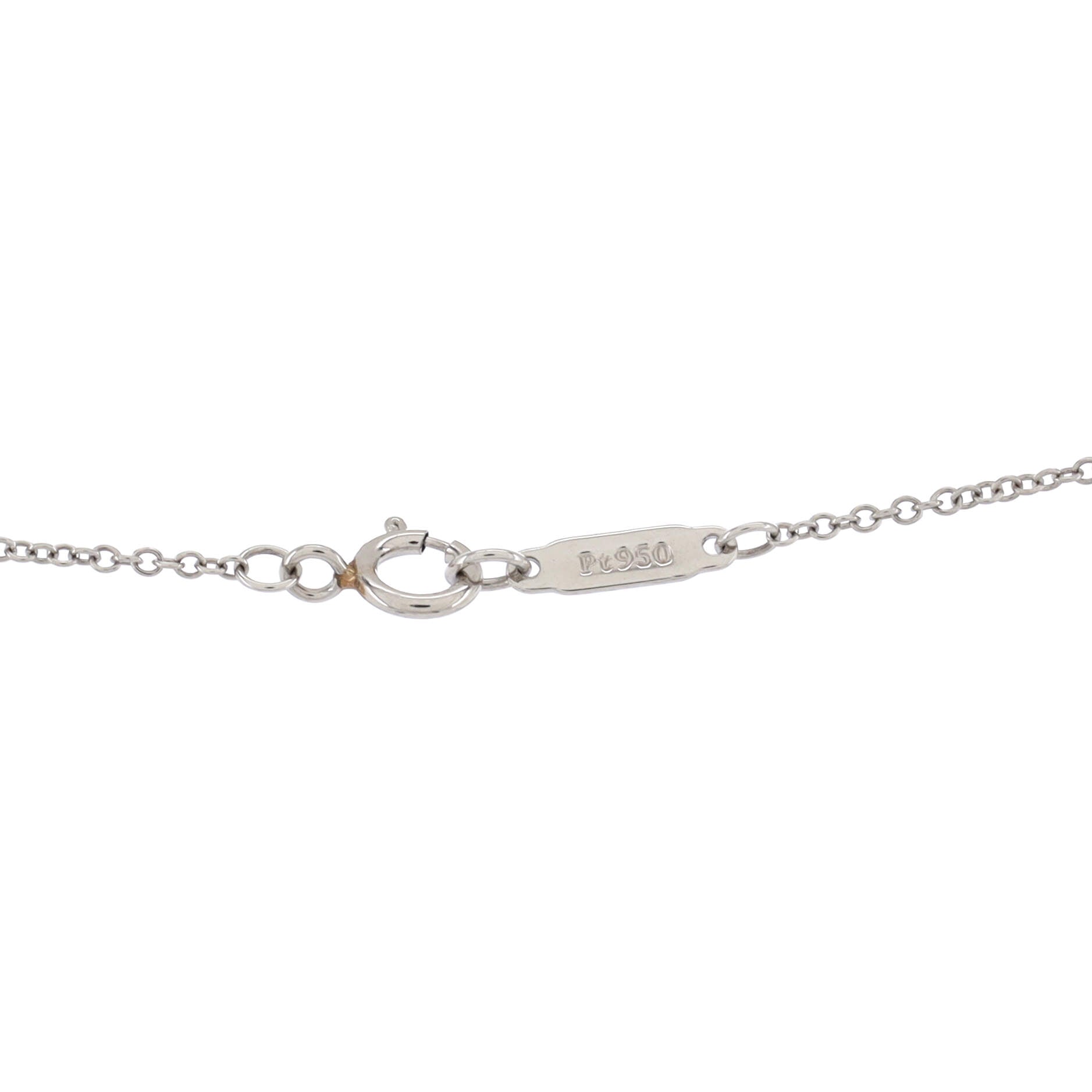 Paper Flowers Firefly Pendant Necklace Platinum with Diamonds and Aquamarine Small
