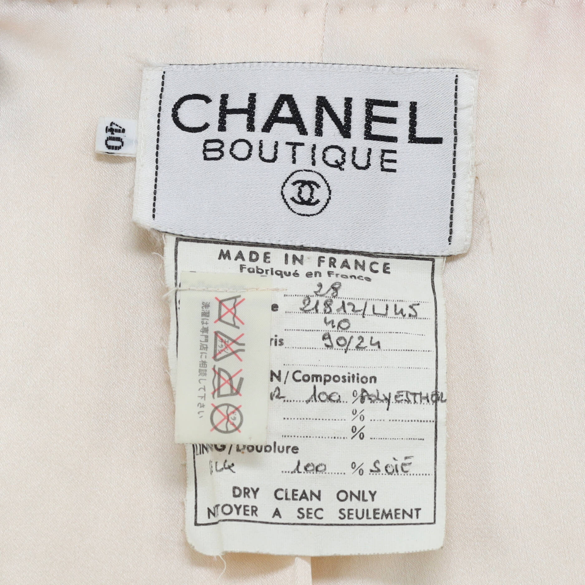 Women's Vintage Collarless Jacket Sequin Embellished Polyester