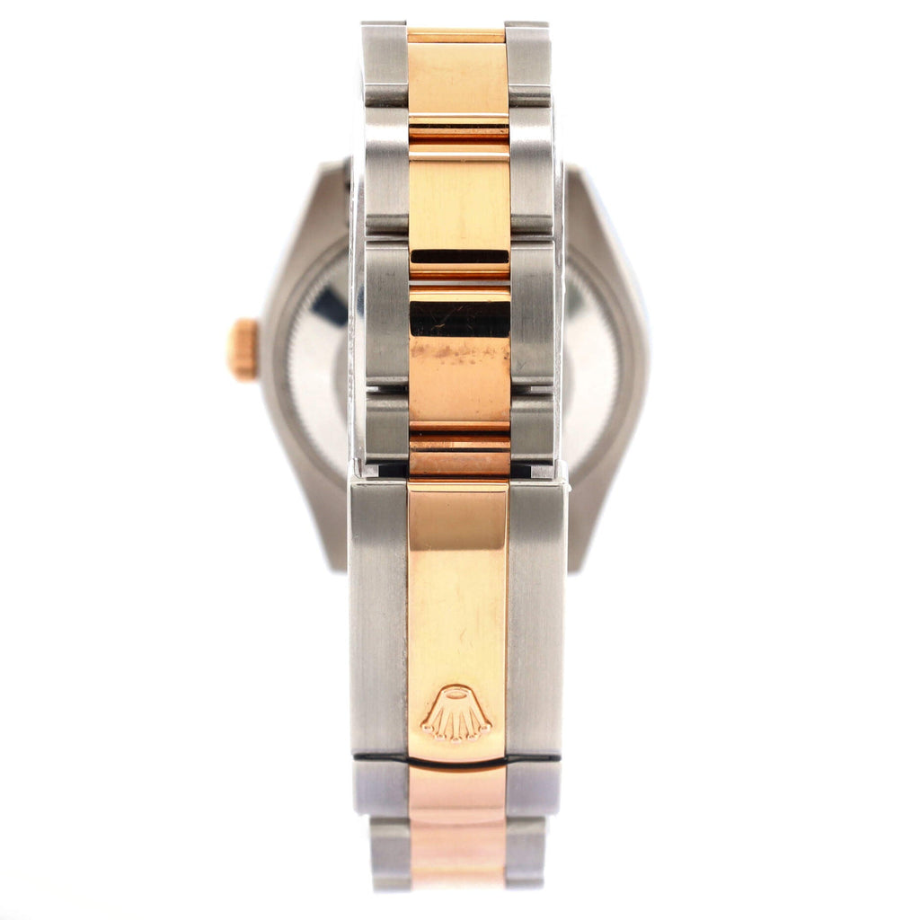Oyster Perpetual Datejust Automatic Watch Stainless Steel and Rose Gold with Diamond Scattered Bezel and Diamond VI Numeral 31