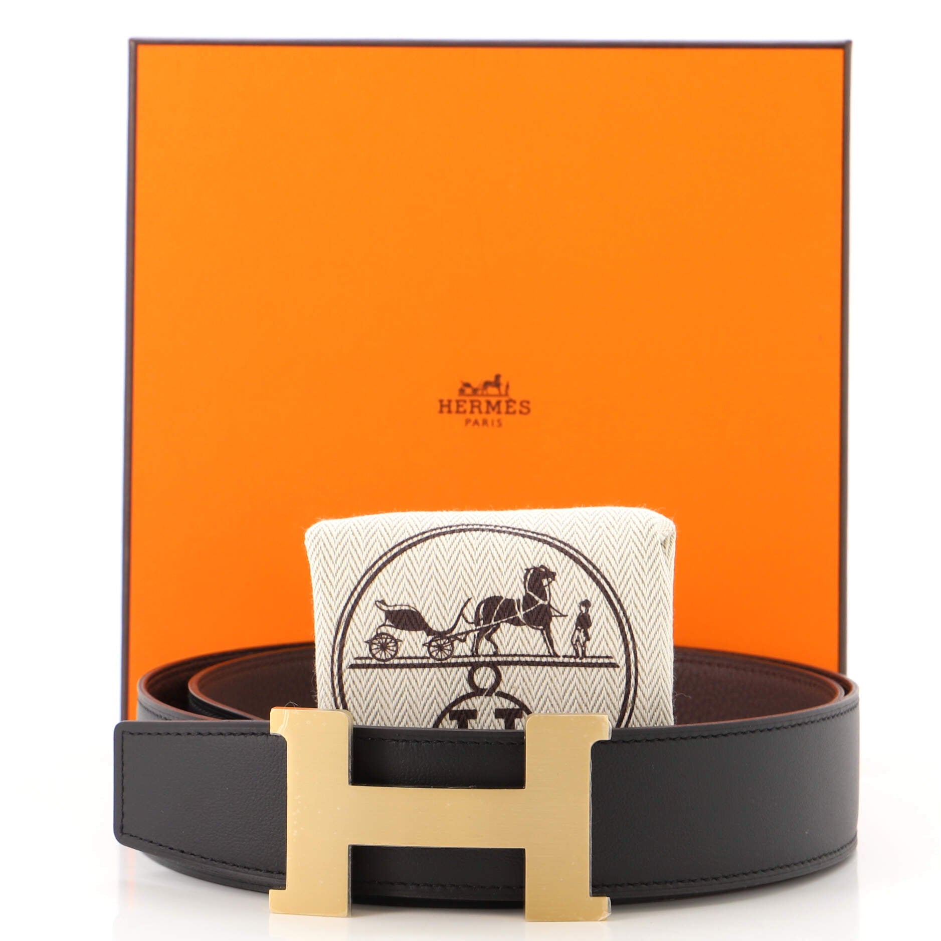 Constance Reversible Belt Leather Wide 95