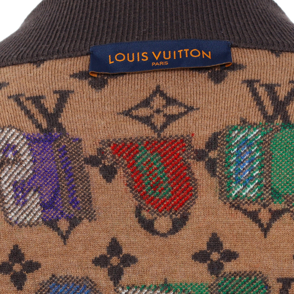 Men's LV x NBA Graphic Blouson Monogram Wool