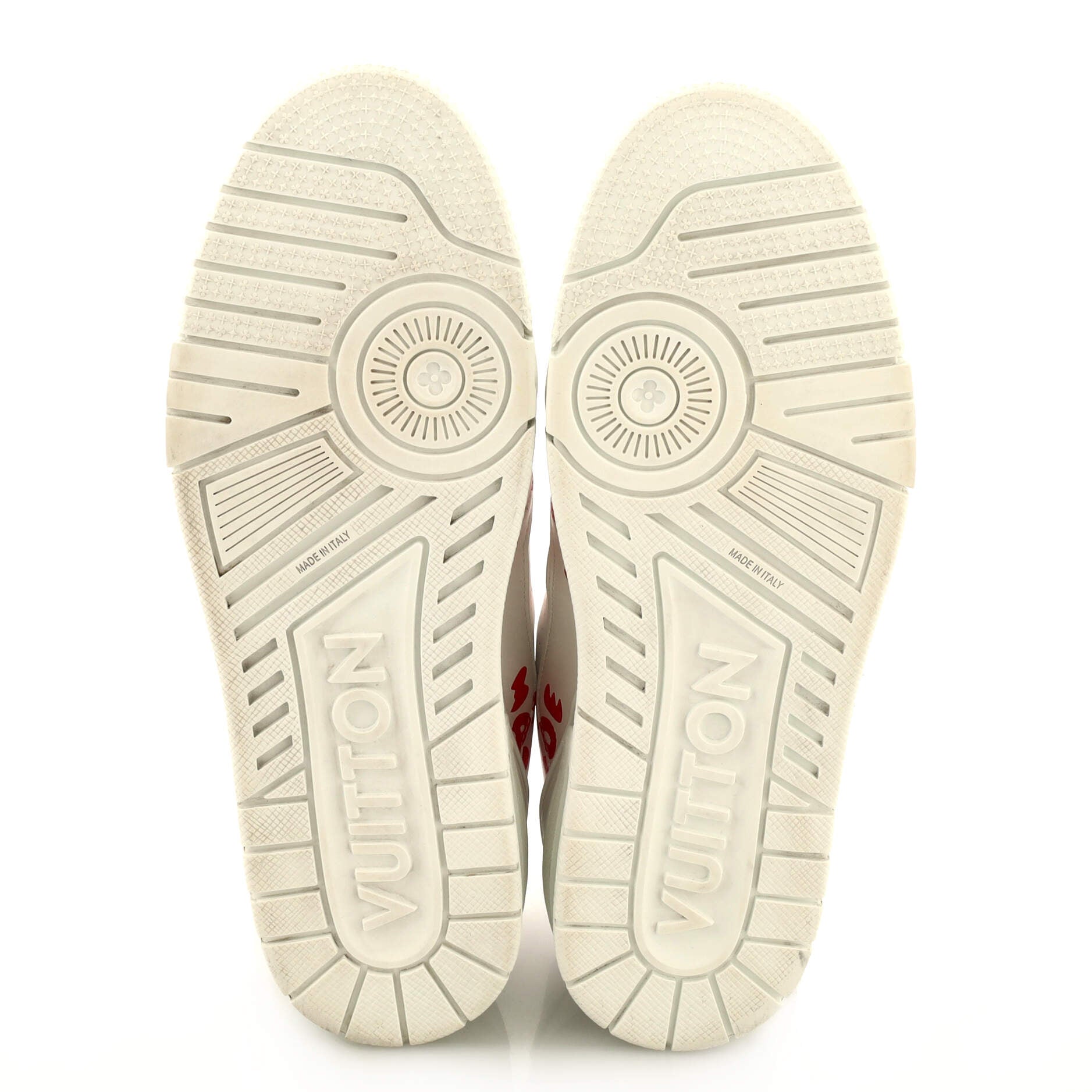 Men's Nigo LV Trainer Sneakers Limited Edition Printed Leather