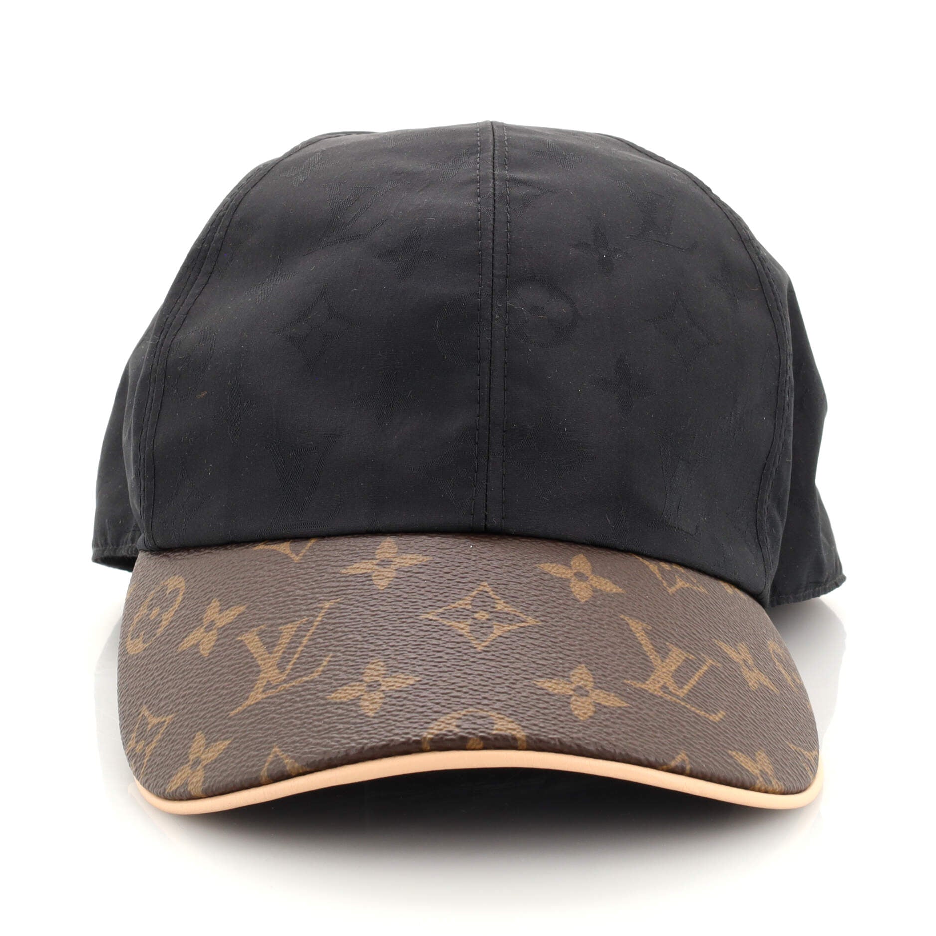 Cap Ou Pas Baseball Hat Monogra Nylon with Monogram Canvas