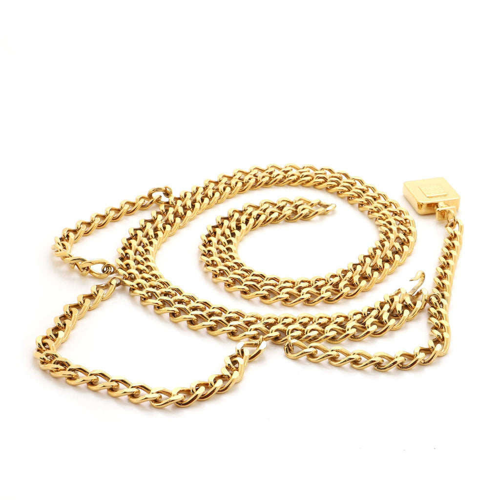Vintage Perfume Bottle Charm Chain Belt Metal 5