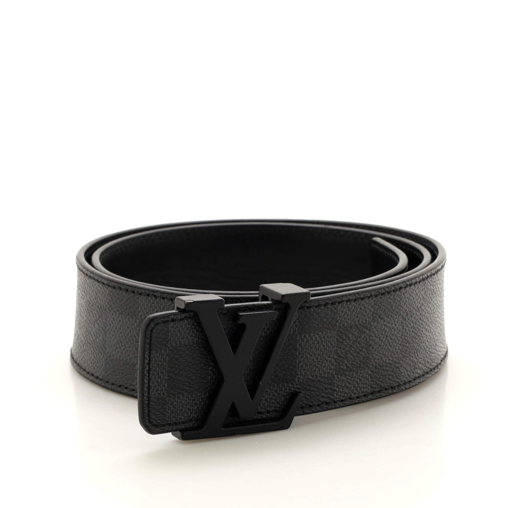 LV Initiales Belt Damier Graphite Wide 85
