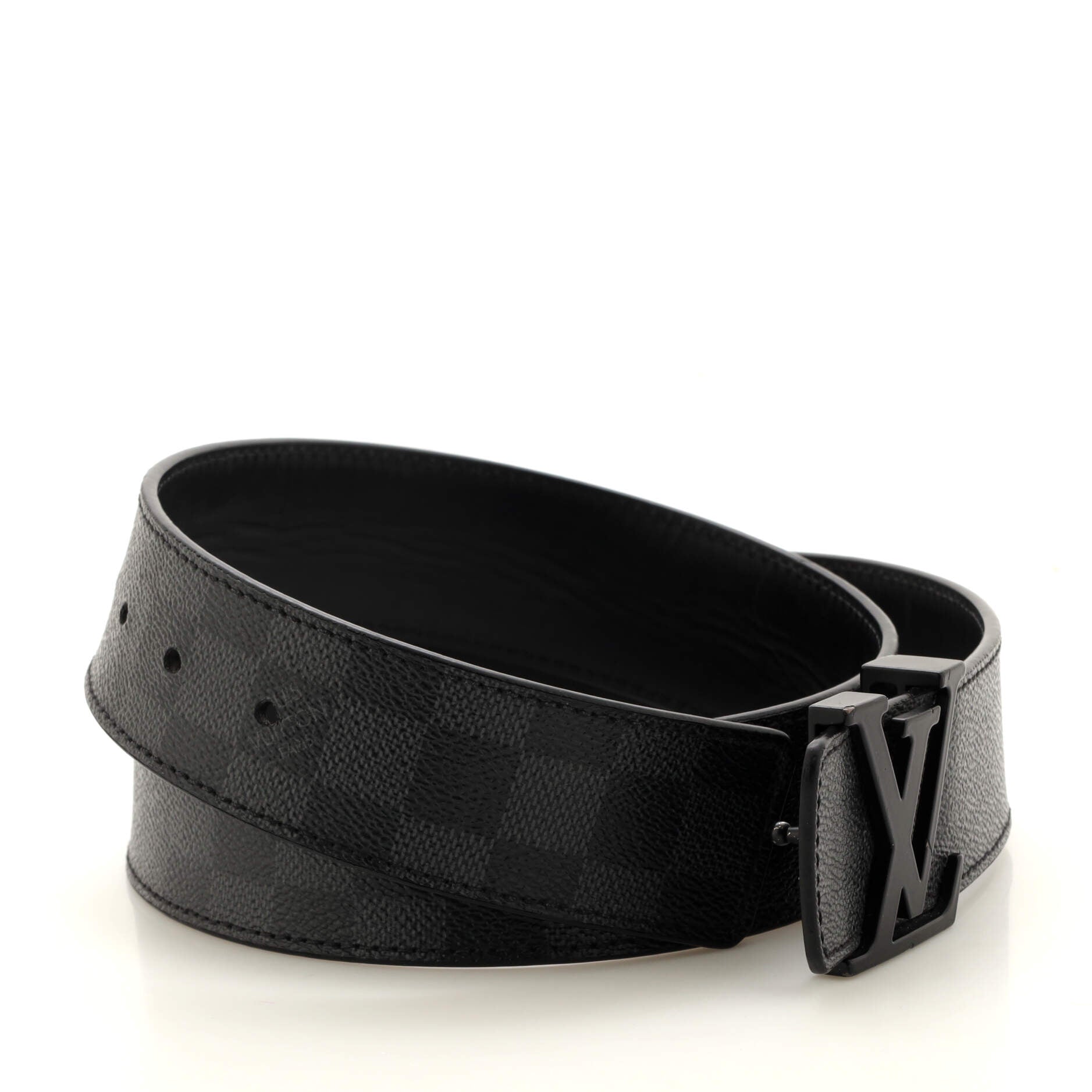 LV Initiales Belt Damier Graphite Wide 85