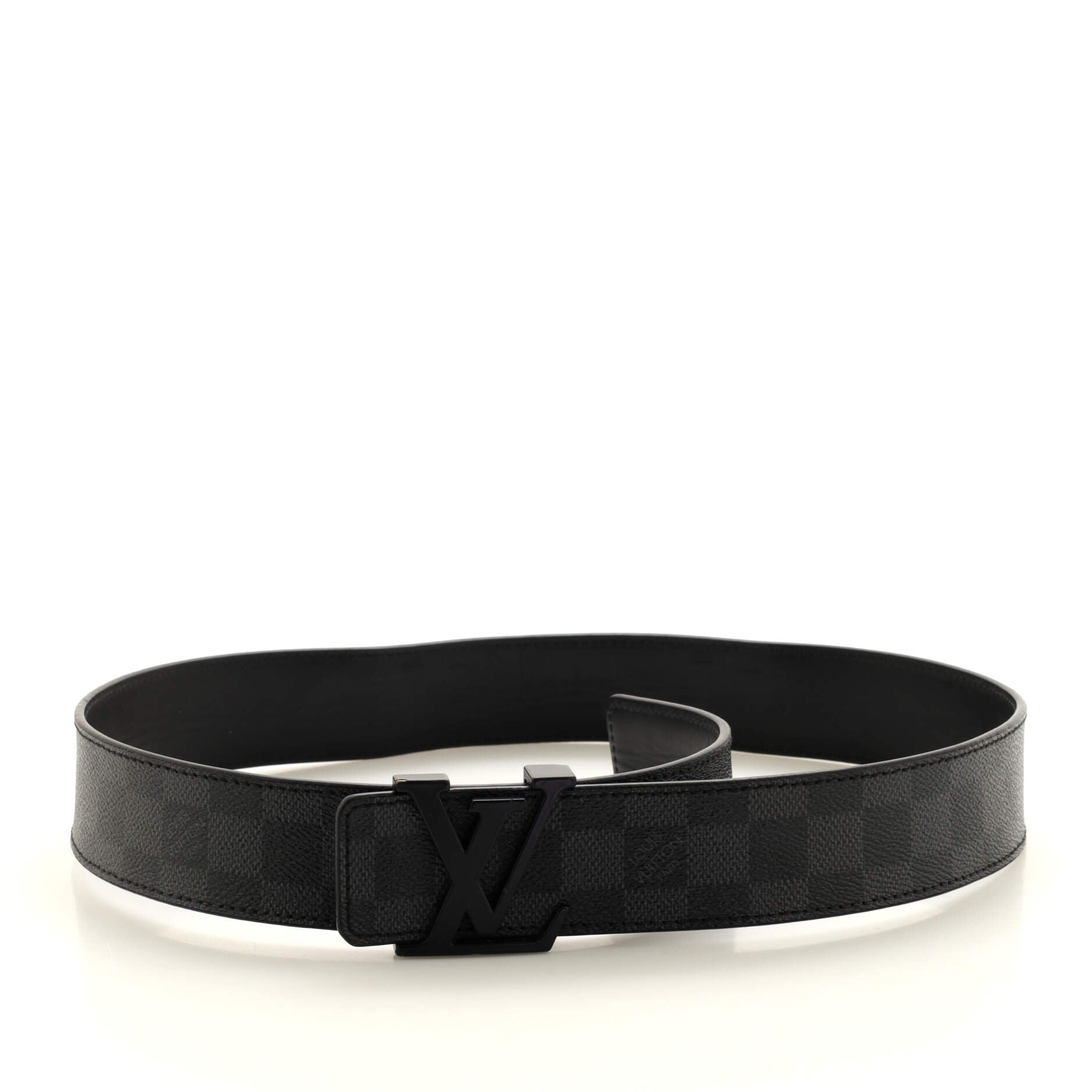 LV Initiales Belt Damier Graphite Wide 85