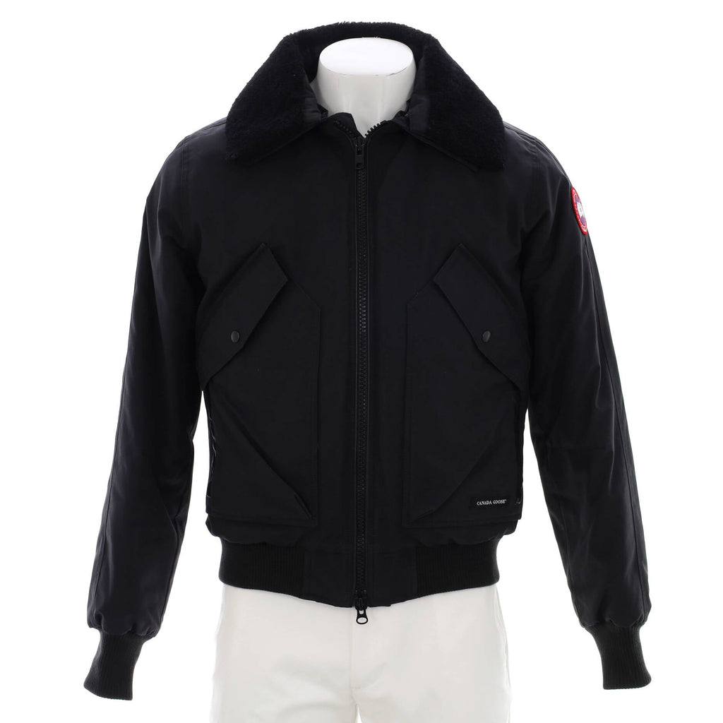 Men's Bromley Bomber Jacket Polyester Blend with Down and Shearling