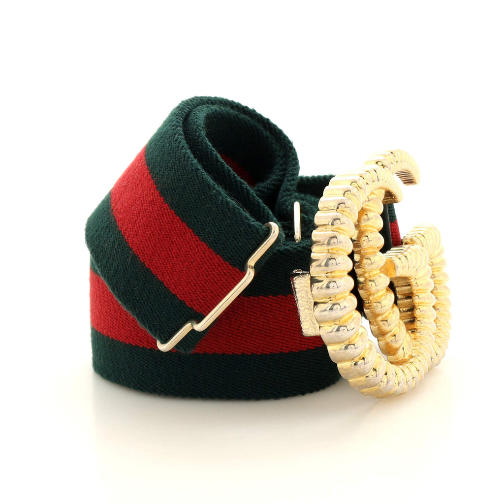 GG Torchon Web Belt Canvas Wide 85