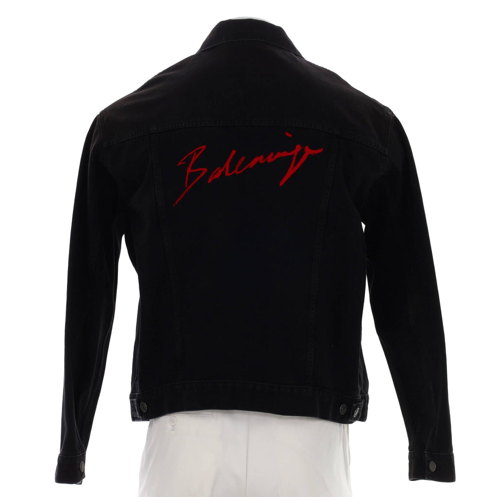 Men's Logo Oversized Jacket Denim