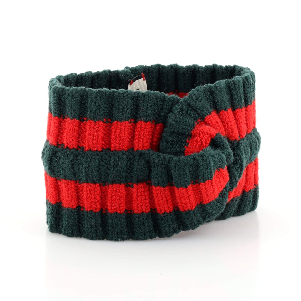 Web Headband Knit Wool Blend Medium