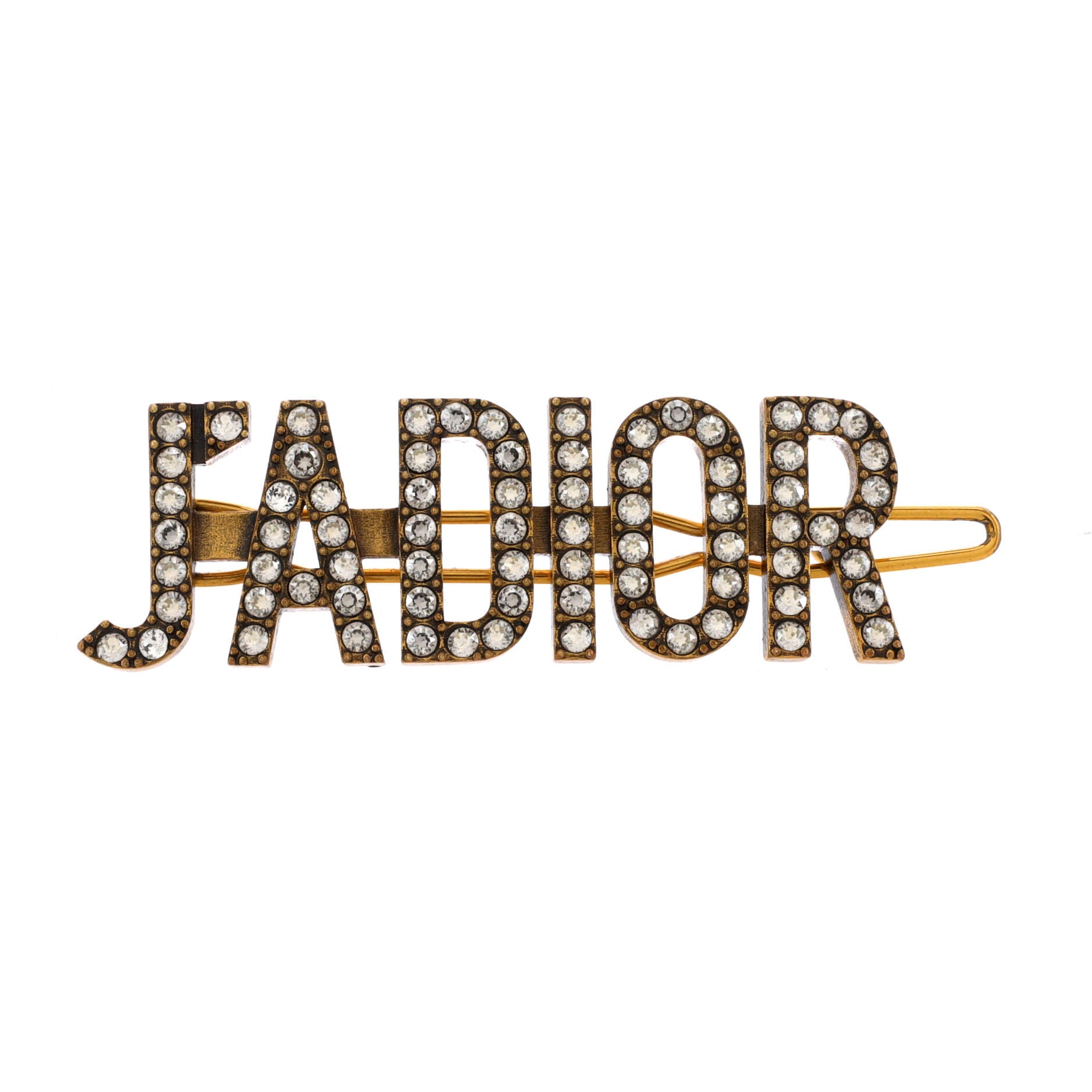 J'Adior Barrette Crystal Embellished Metal