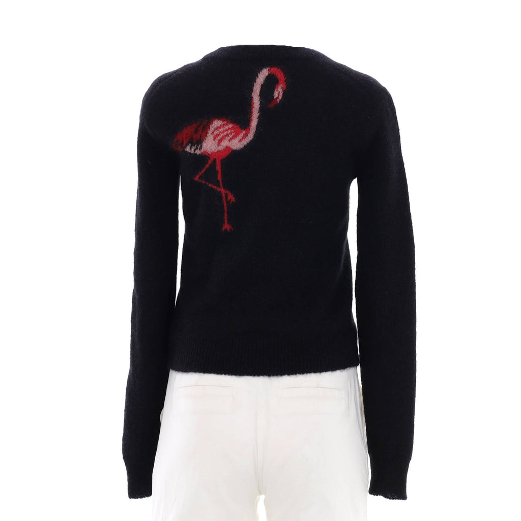 Women's Graphic Crewneck Sweater Mohair Blend