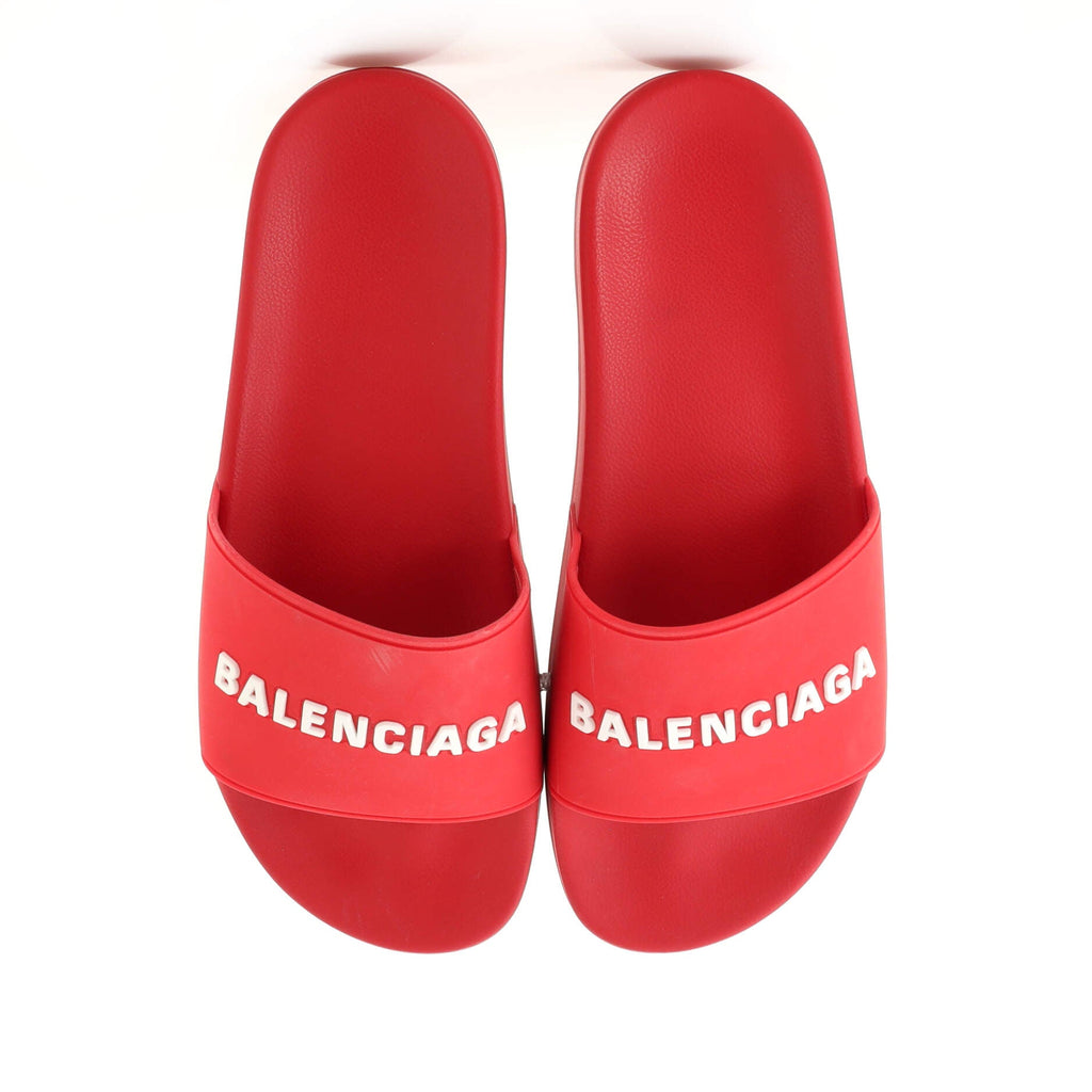 Men's Logo Slide Sandals Rubber