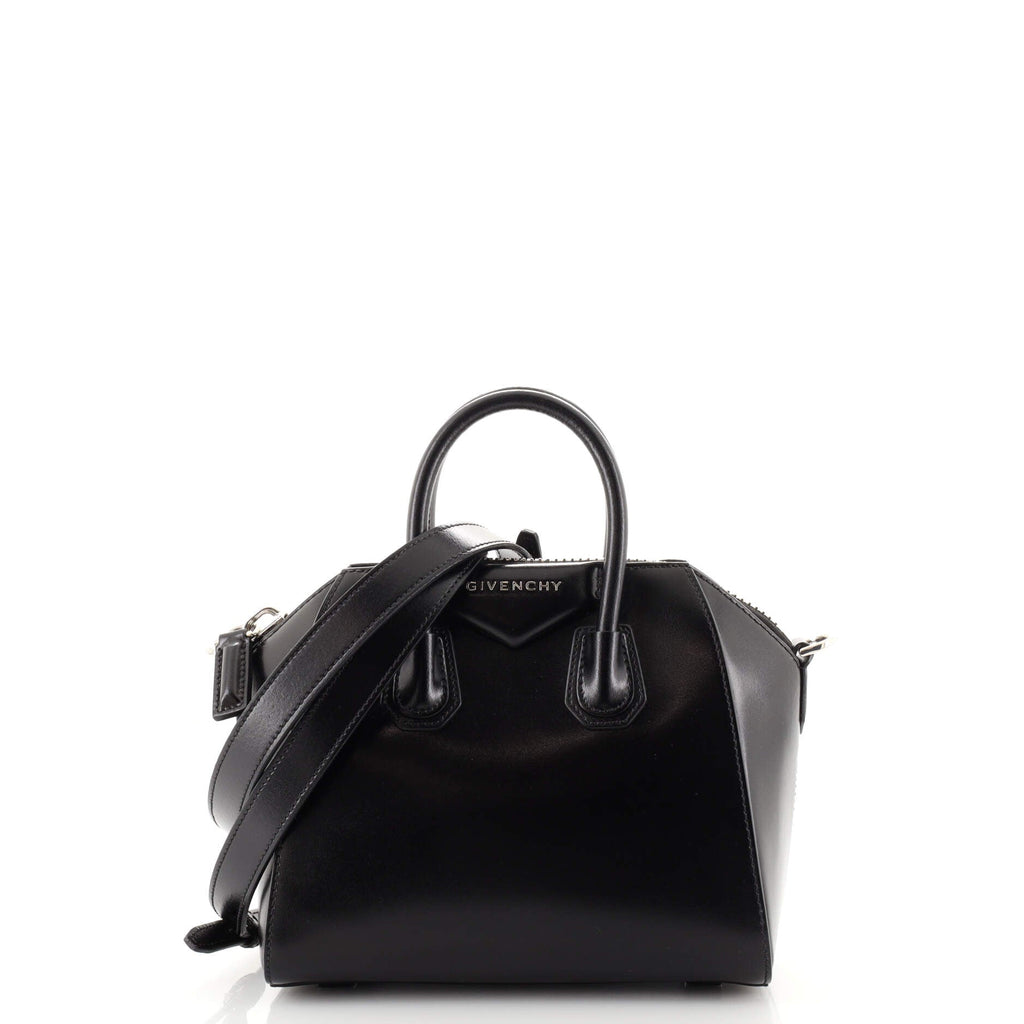 Antigona Bag Glazed Leather Mini