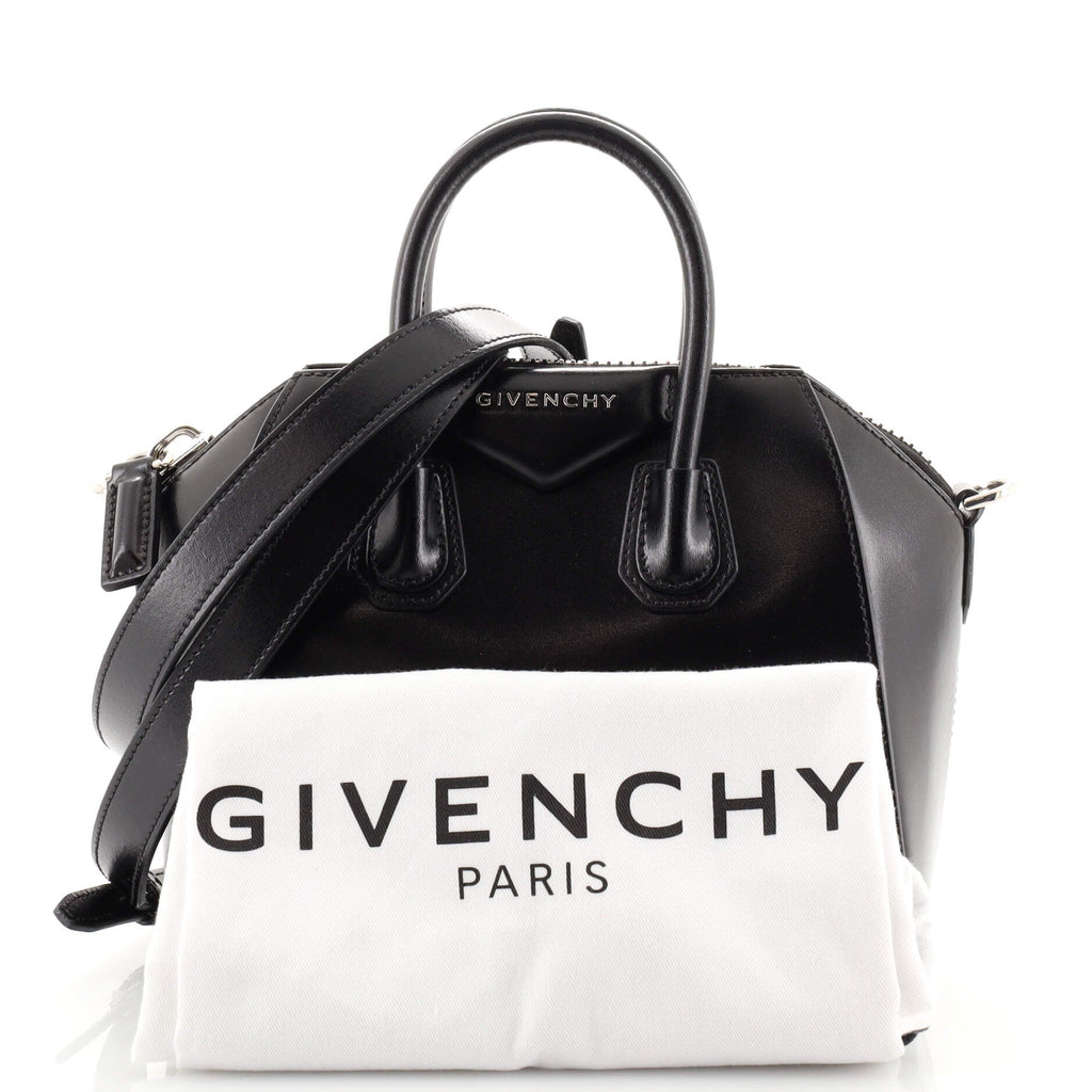 Antigona Bag Glazed Leather Mini
