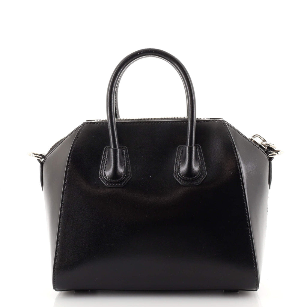 Antigona Bag Glazed Leather Mini