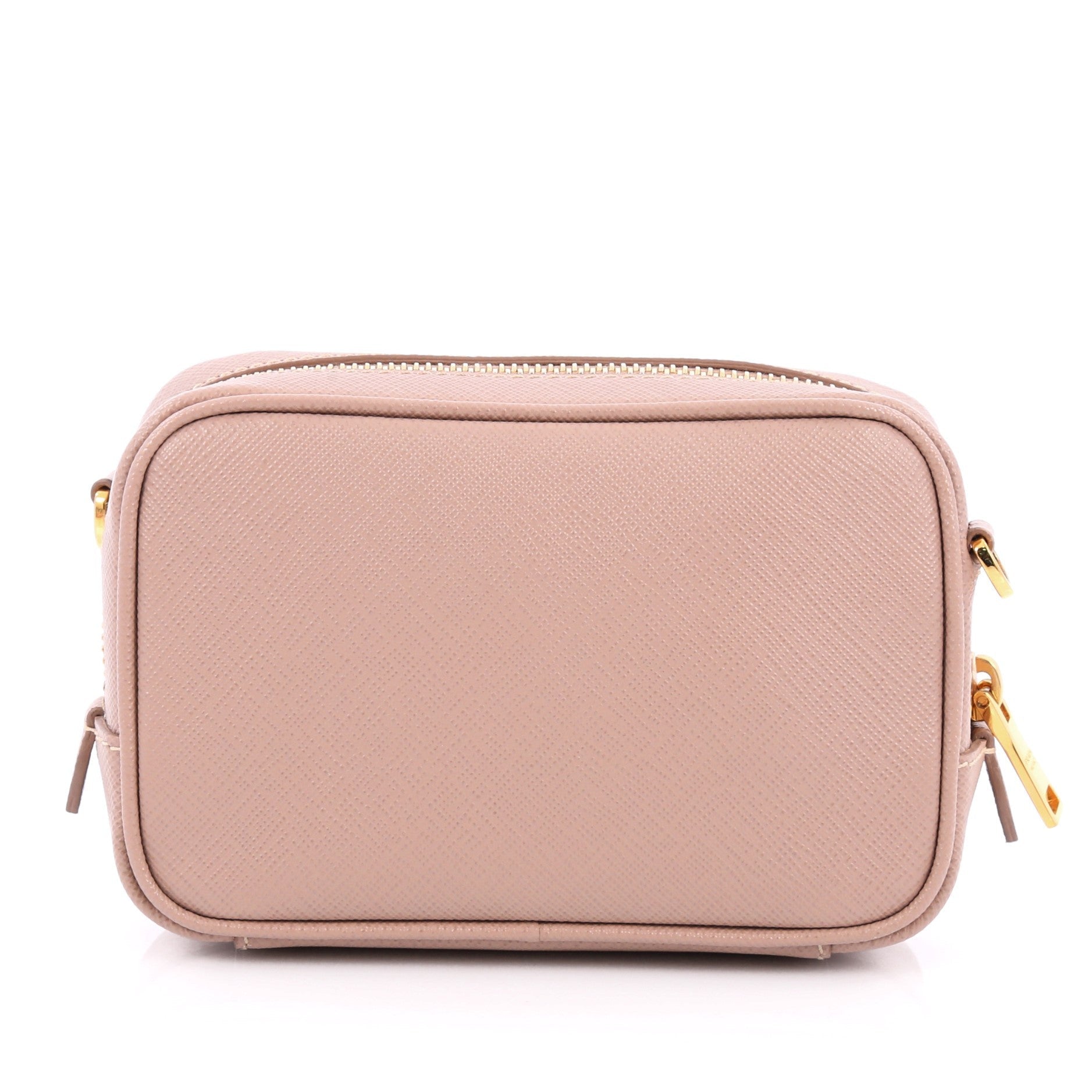 Zip Crossbody Bag Saffiano Leather Mini