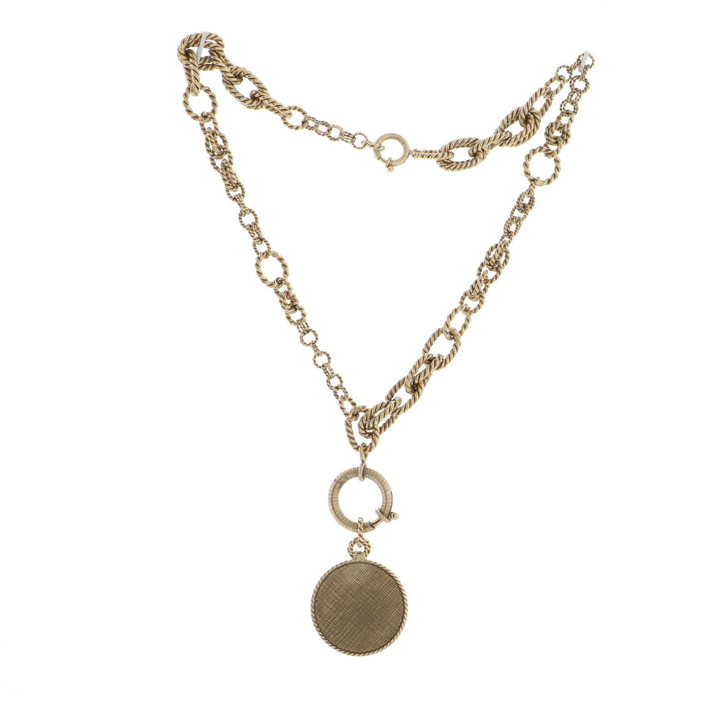CC No. 5 Pendant Necklace Metal