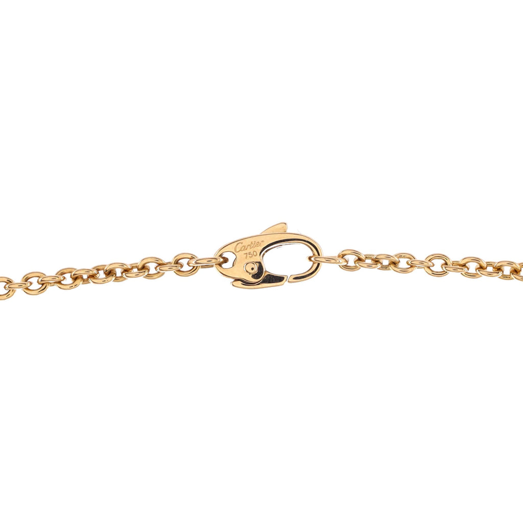 Baby Trinity Drop Pendant Necklace 18K Tricolor Gold