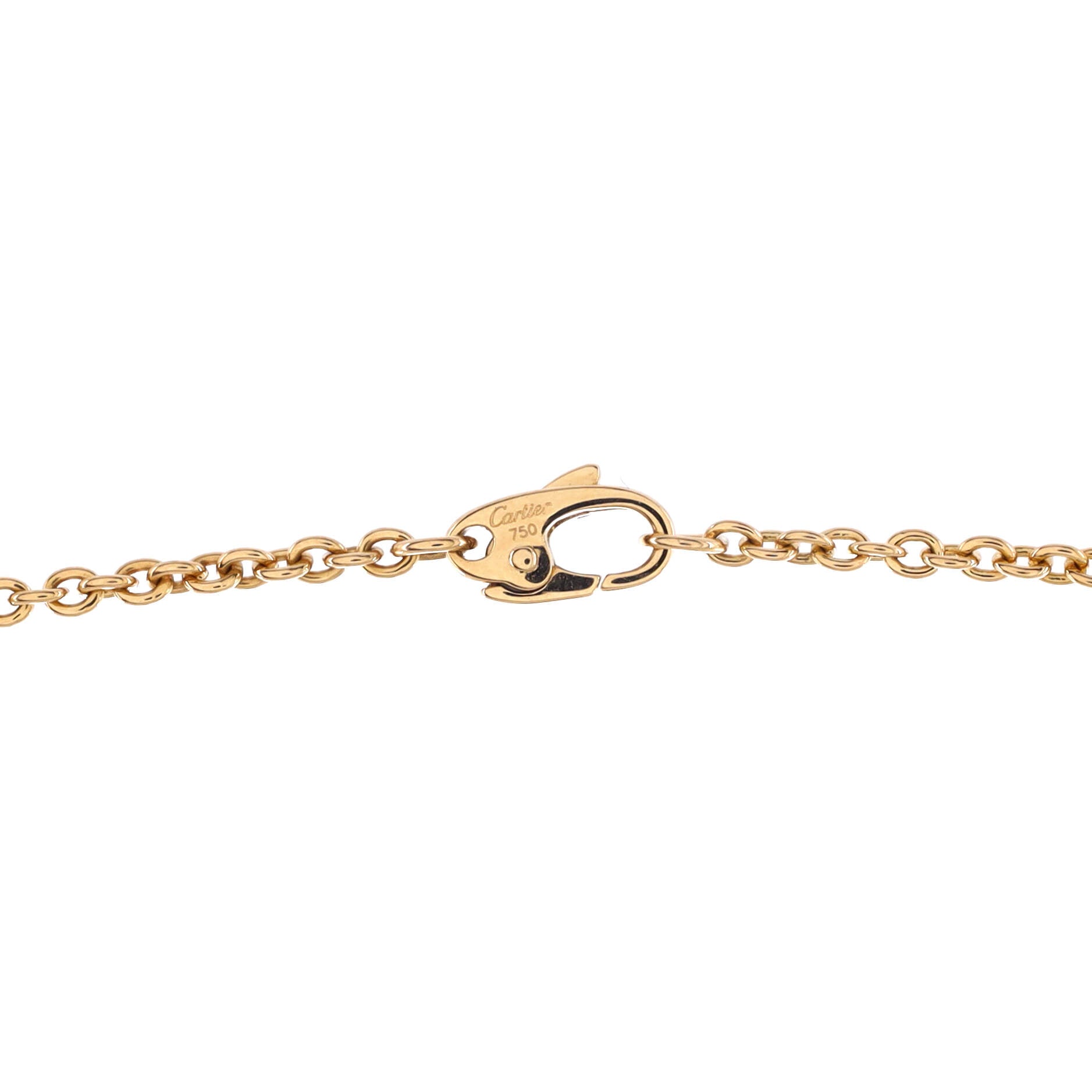 Baby Trinity Drop Pendant Necklace 18K Tricolor Gold