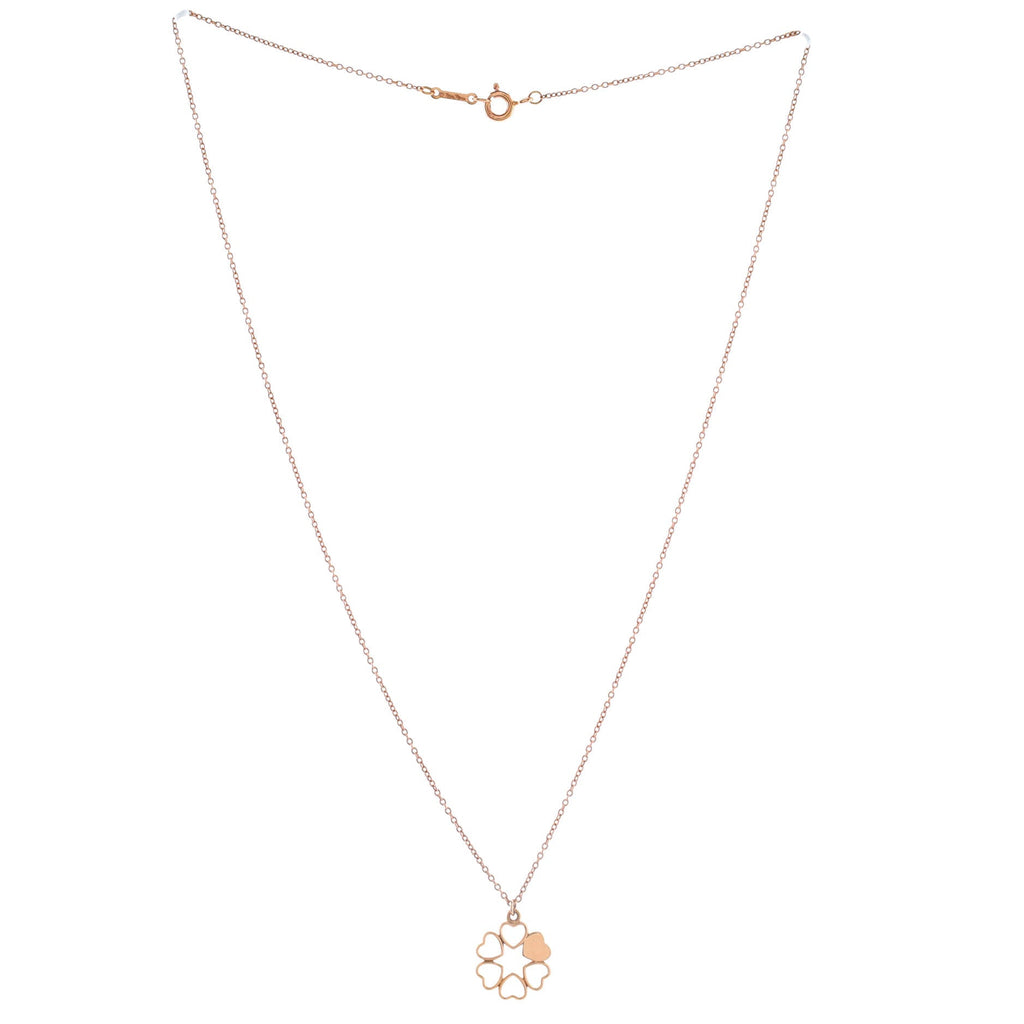 Paloma Picasso 6 Heart Pendant Necklace 18K Rose Gold Mini