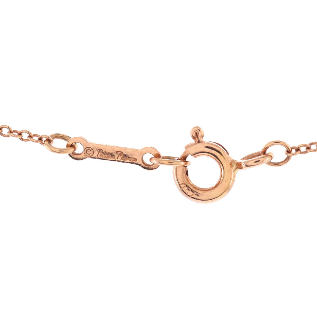 Paloma Picasso 6 Heart Pendant Necklace 18K Rose Gold Mini