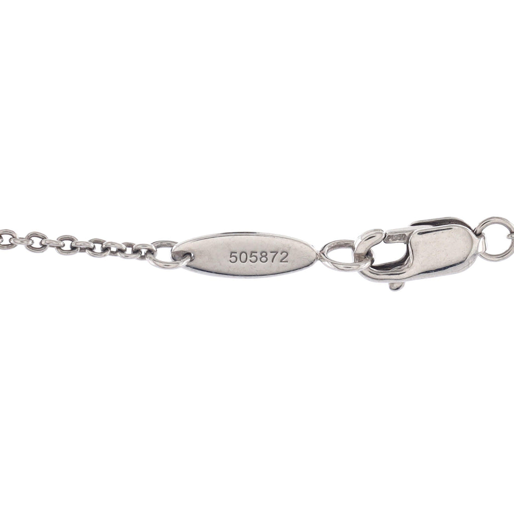 Traffic Cross Pendant Necklace Platinum with Diamonds
