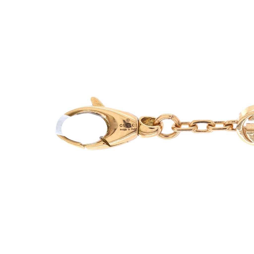 Running GG Station Necklace 18K Yellow Gold