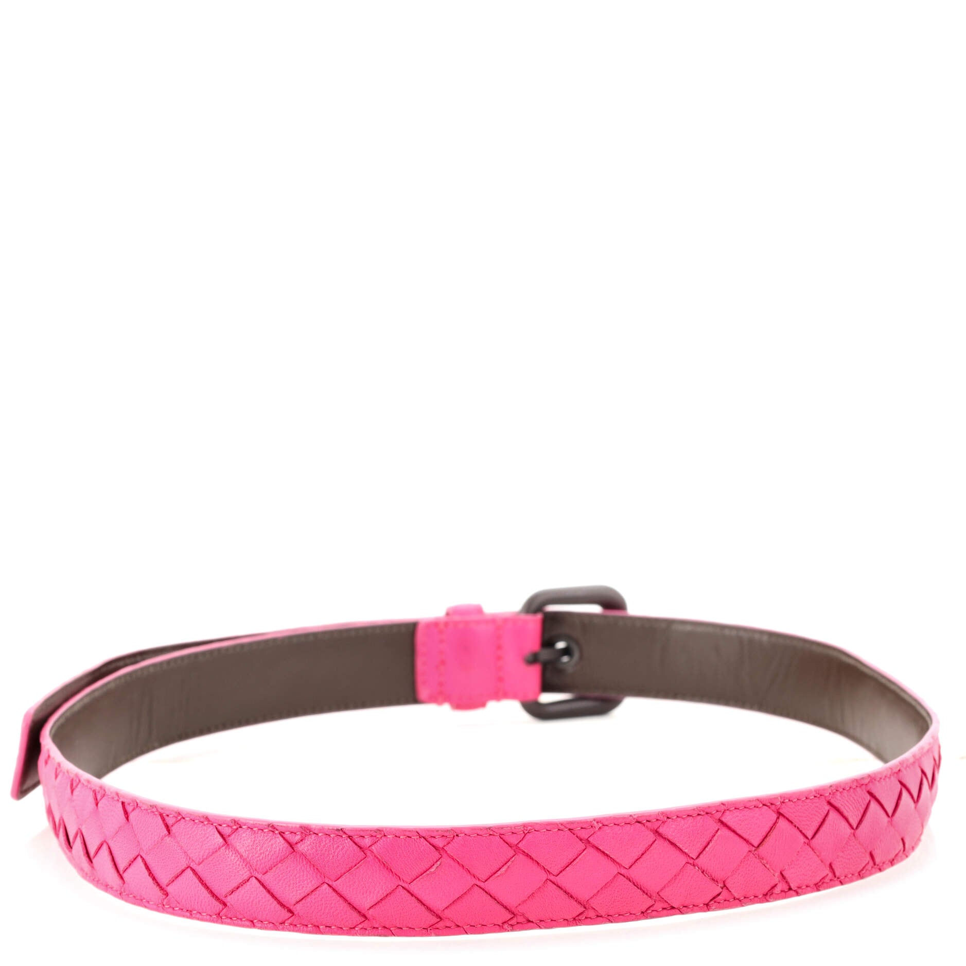 Buckle Belt Intrecciato Nappa Medium 80