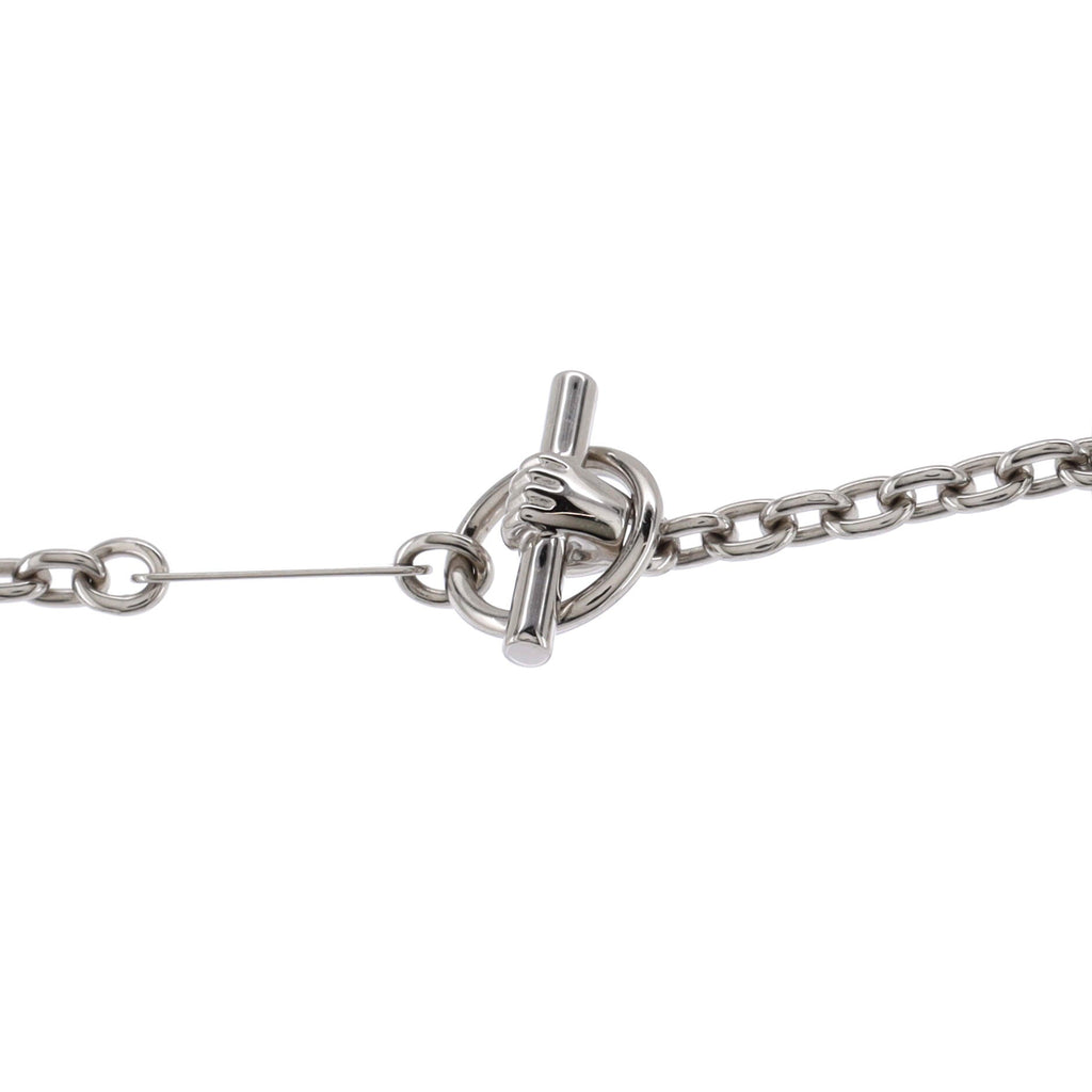 Cavalier Pendant Necklace Metal with Lacquer