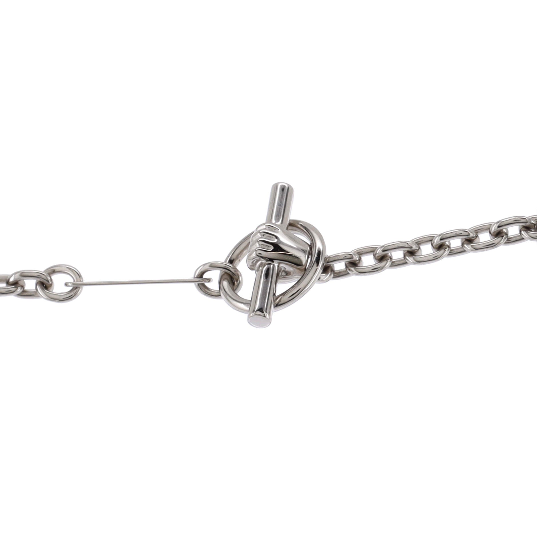 Cavalier Pendant Necklace Metal with Lacquer
