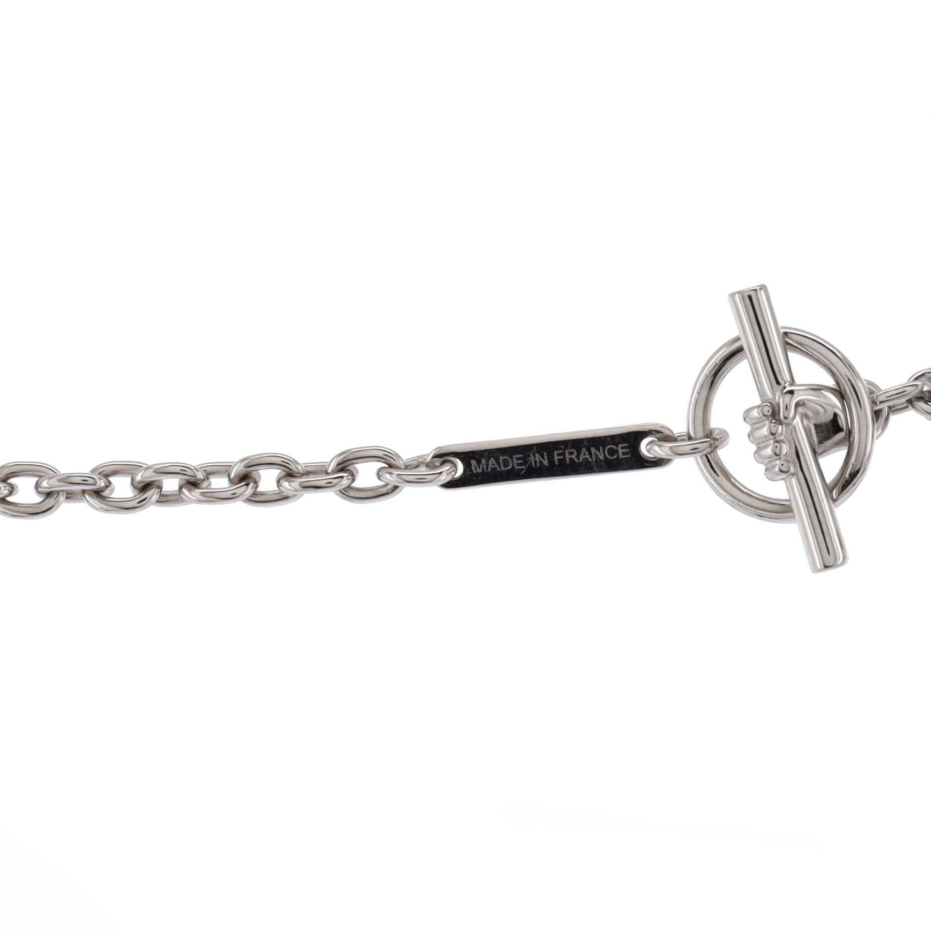 Cavalier Pendant Necklace Metal with Lacquer