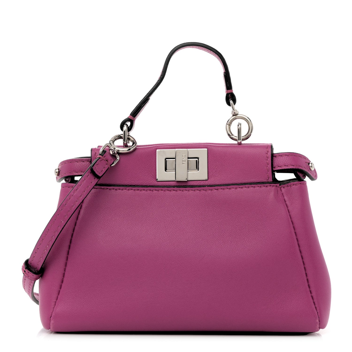 Nappa Nano Peekaboo Satchel Magenta