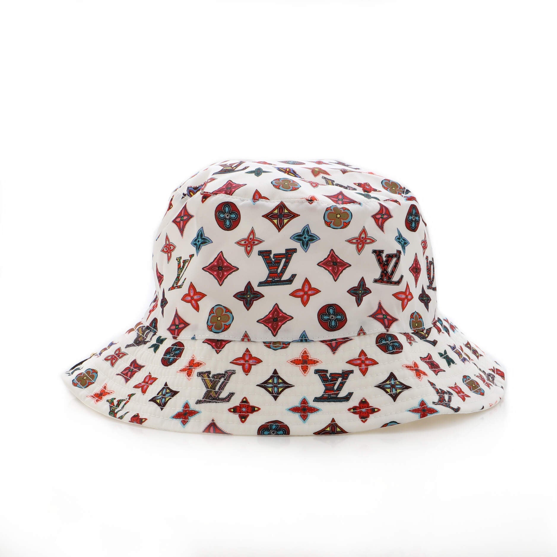 Lovelygram Bob Reversible Bucket Hat Monogram Nylon