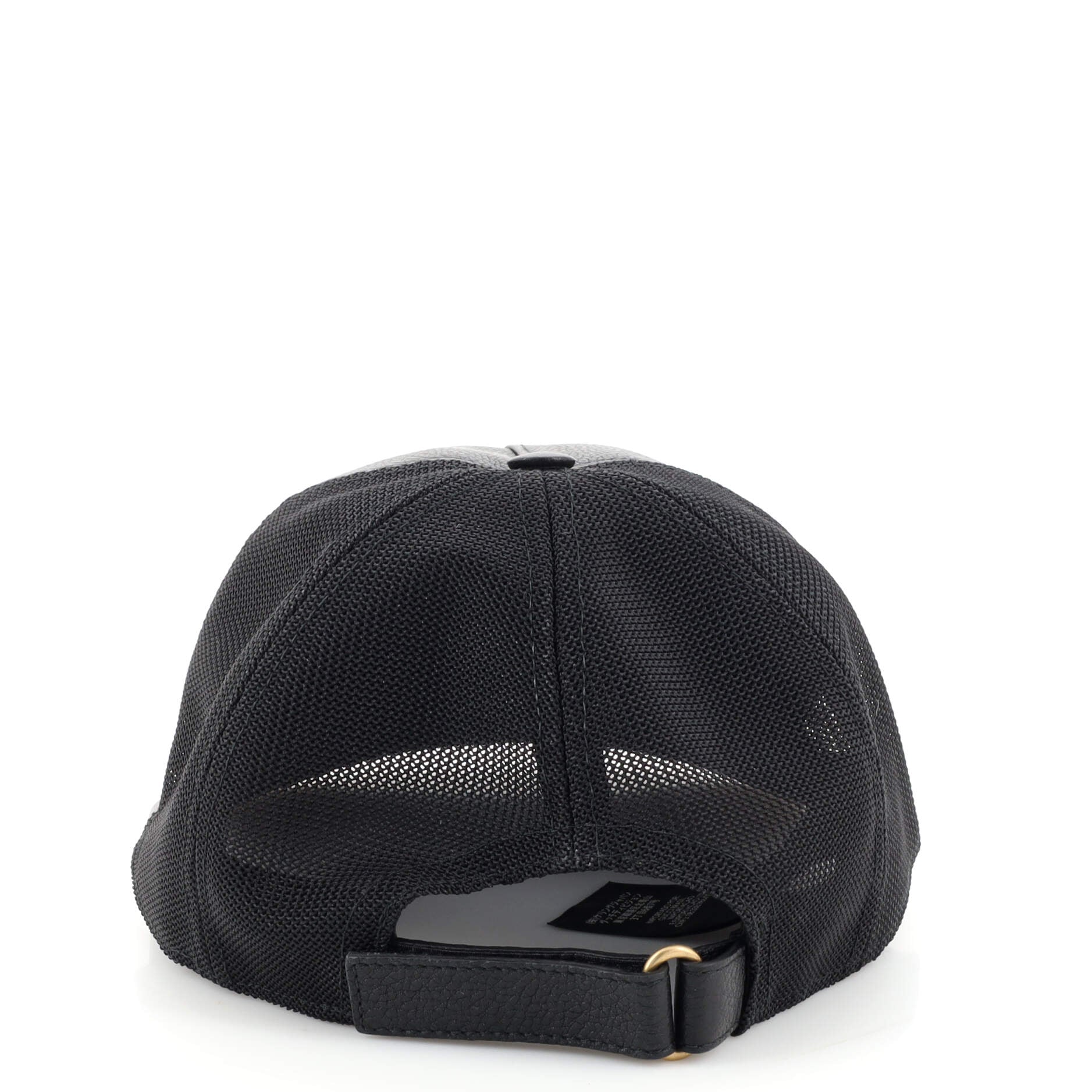 Logo Baseball Cap Printed Leather Small