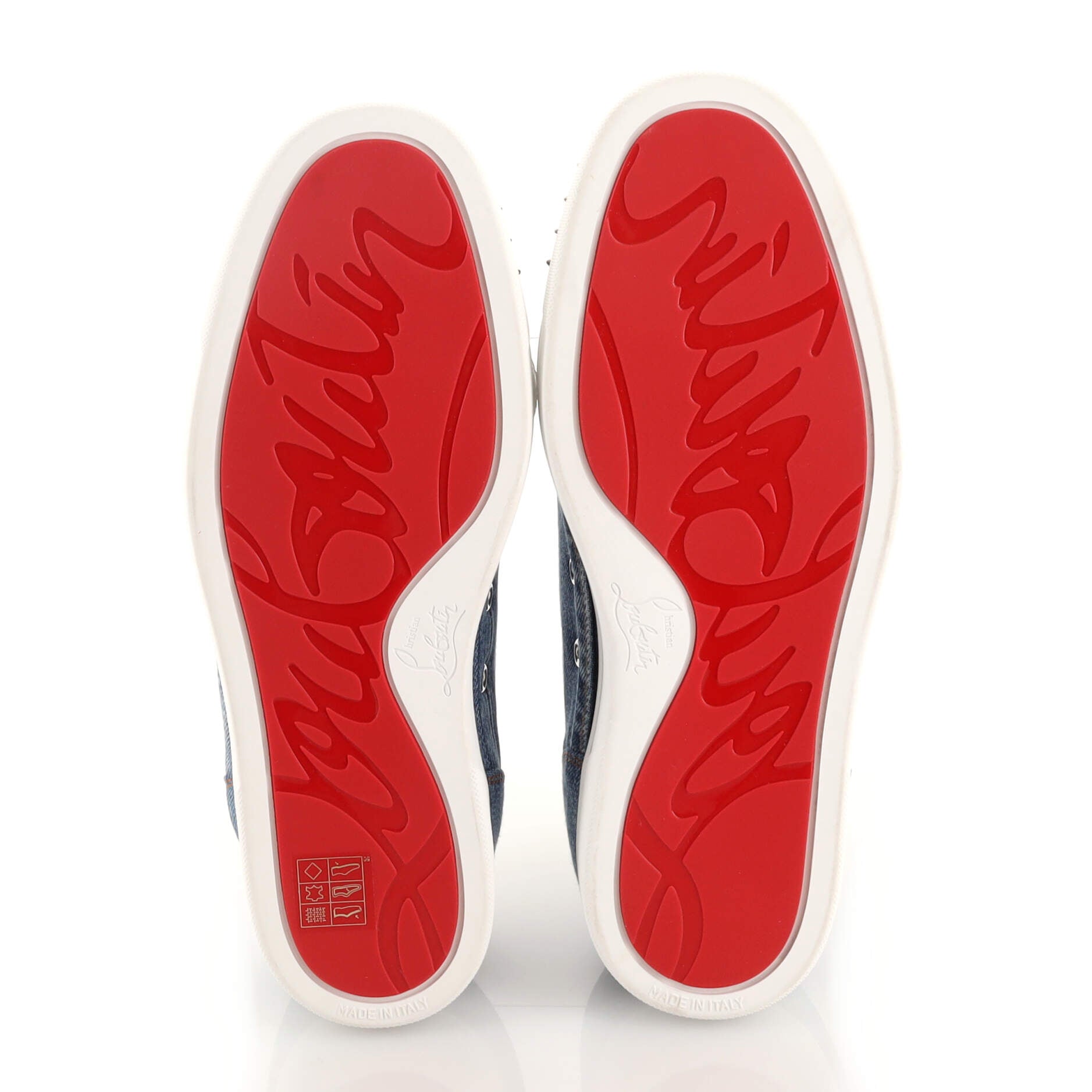Men's Louis Junior Spikes Sneakers Denim