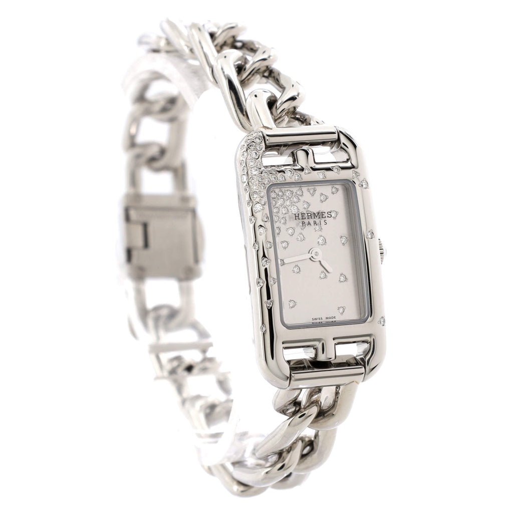 Nantucket Jete de Diamants Quartz Watch Stainless Steel with Diamonds 17