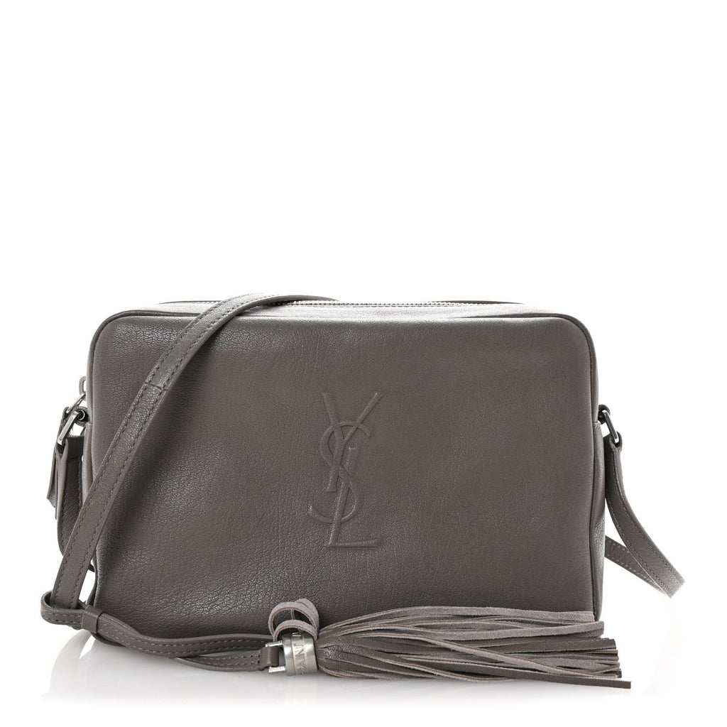 Lambskin Monogram Small Lou Camera Bag Fog