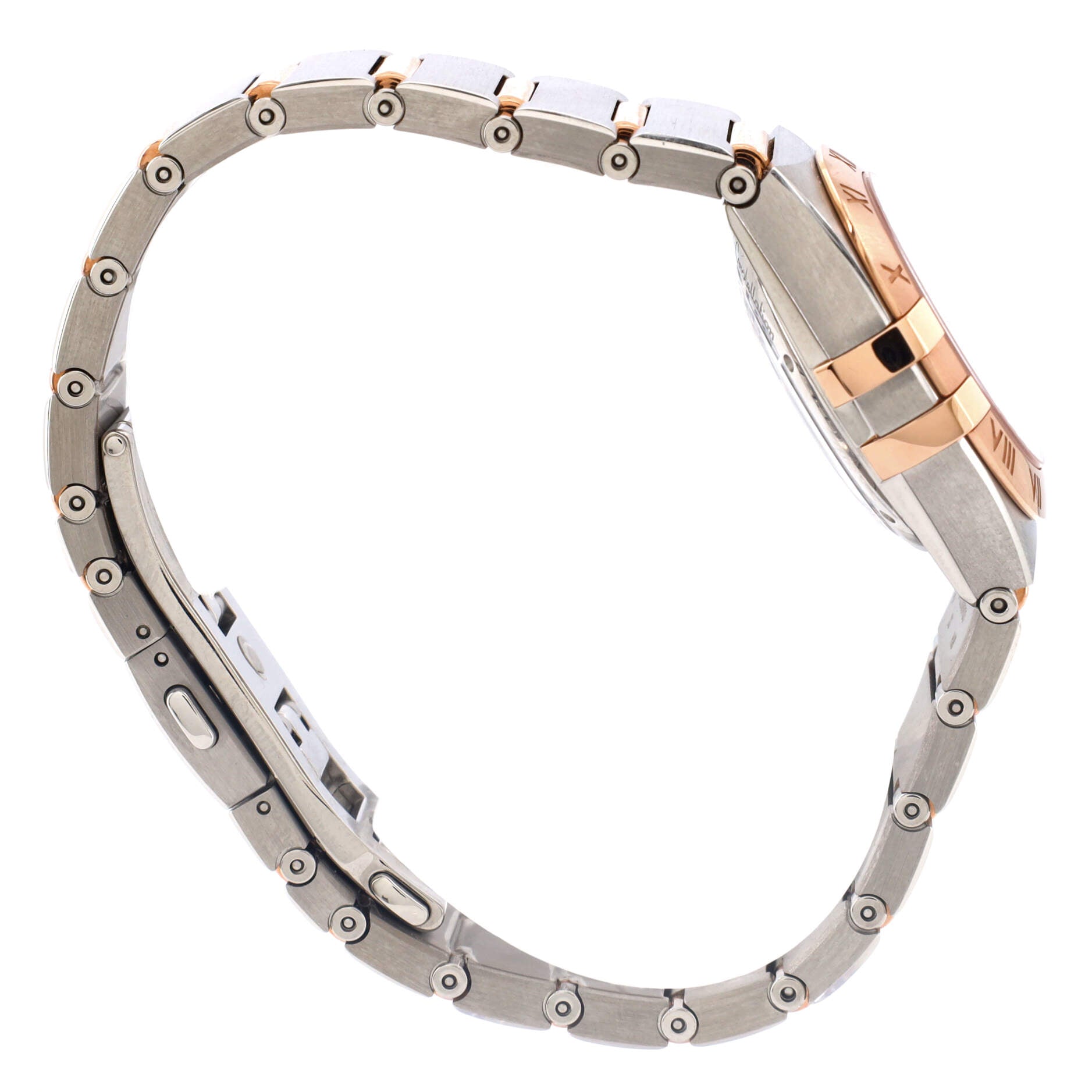 Constellation Chronometer Co-Axial Automatic Watch Stainless Steel and Rose Gold with Mother of Pearl 29