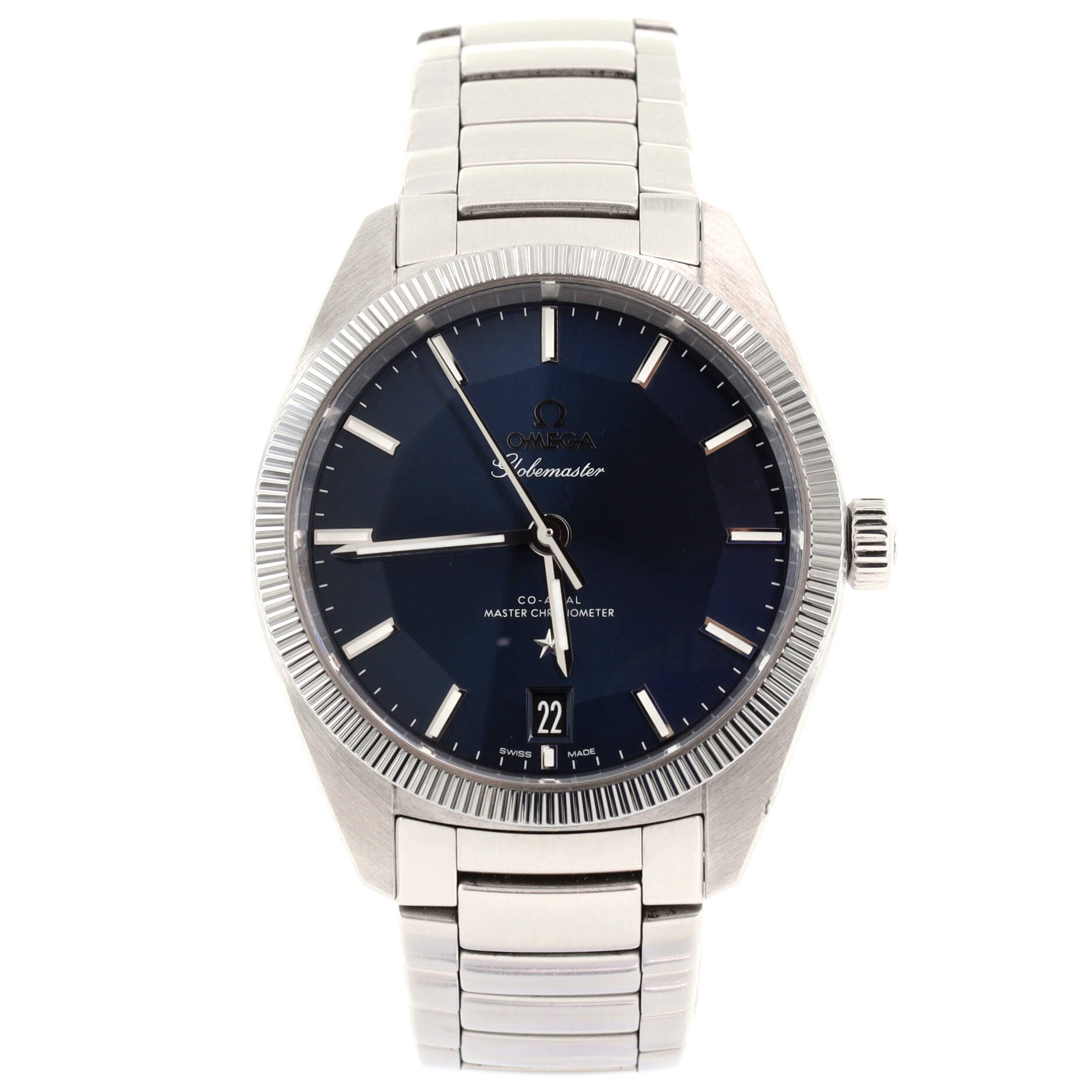 Constellation Globemaster Co-Axial Master Chronometer Automatic Watch Stainless Steel 39