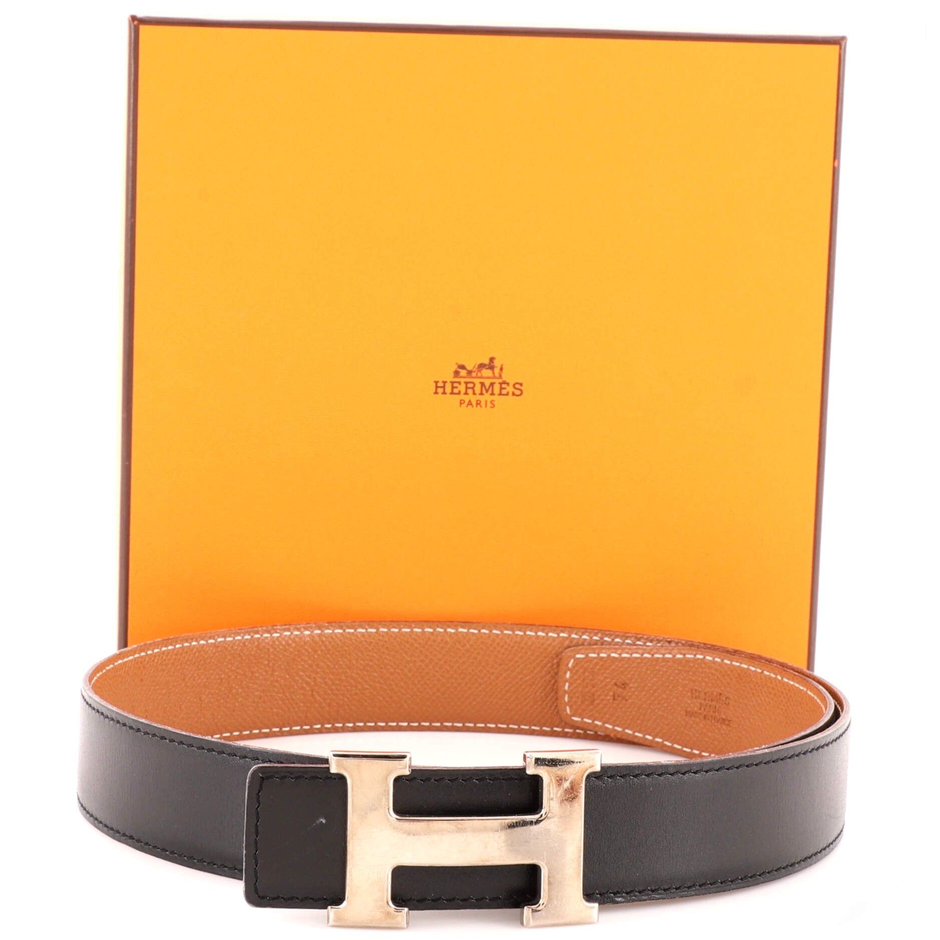 Constance Reversible Belt Leather Medium 74