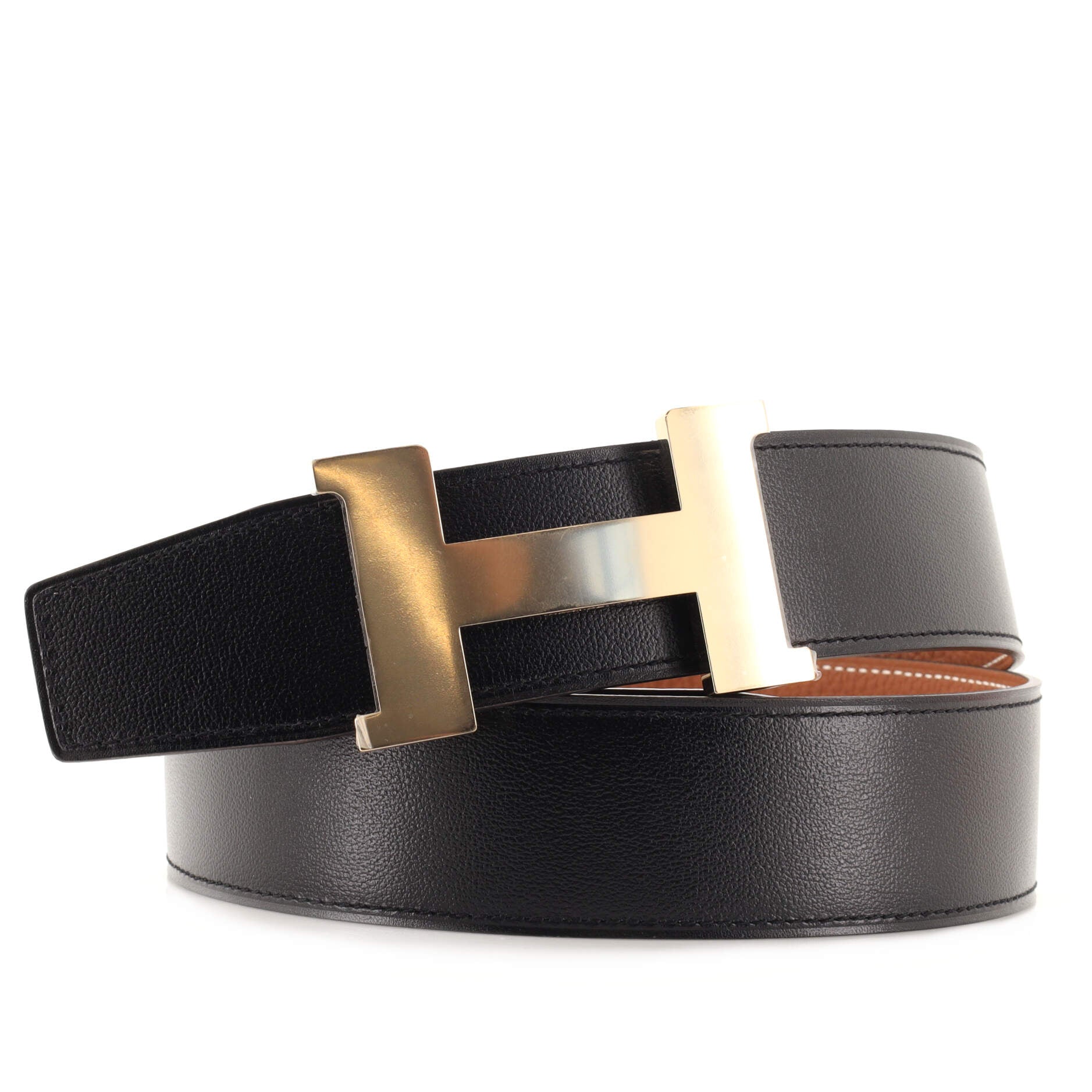 Constance Reversible Belt Leather Wide 90