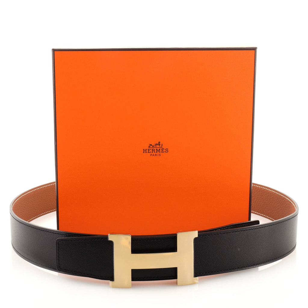 Constance Reversible Belt Leather Wide 90