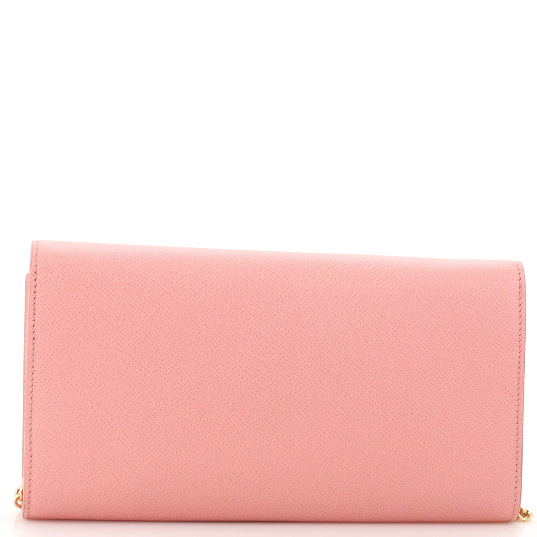 Vara Bow Chain Clutch Leather Small